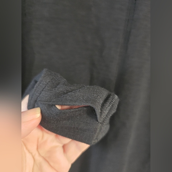 ATHLETA Black Turtleneck Sweater Sport Active Seamless Long Sleeve Size XL - Picture 3 of 8